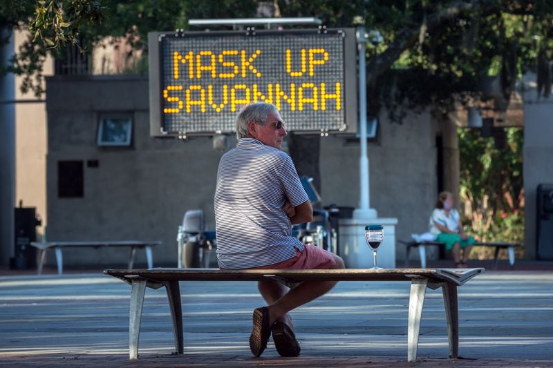 Savannah in June 2020 became the first city in Georgia to impose a mask mandate to fight the spread of the coronavirus. After allowing that mandate to lapse in May, Mayor Van Johnson reimposed it Monday. (AJC Photo/Stephen B. Morton)