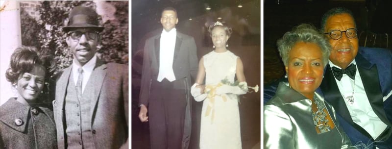 Isaiah Tidwell met Hellena Huntley when they were students at what is now North Carolina Central University. They got married on May 25, 1968, the day before she graduated. “He distinguished himself because he was a very serious student. He was an Omega, but he wore a three-piece suit with an attache case every day,” said Hellena Tidwell, adding that he constantly sent her flowers and invited her to dinner for their first date. “He courted me, and that was very important. I saw real serious potential in him, and I knew I could take him to the White House or the juke joint and he would be equally comfortable.”