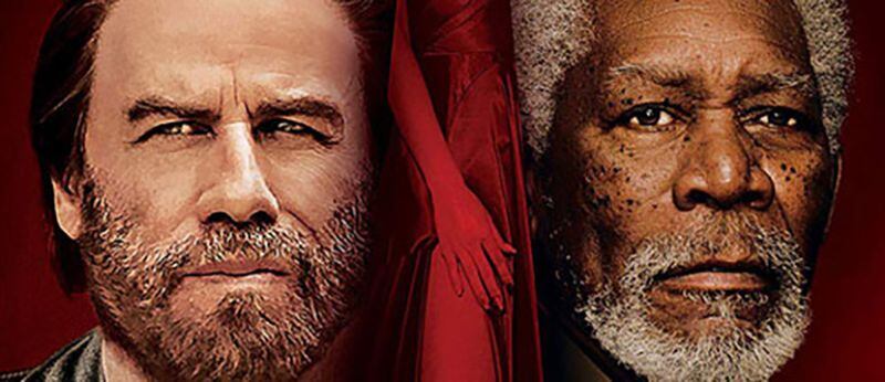 “The Poison Rose,” which was released this year in May, stars John Travolta and Morgan Freeman.