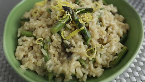 Lemon Asparagus Risotto in a 2014 file image. (Diane Weiss/Detroit Free Press/TNS)