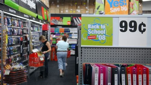 Many students, teachers, and families use the annual “sales tax free weekend” as a way to save money while doing their back-to-school shopping. (Rob Bennett/The New York Times)