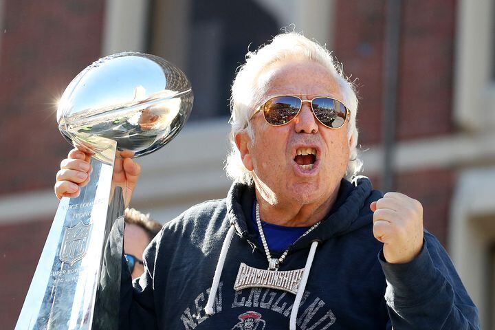 Photos: Patriots celebrate winning Super Bowl