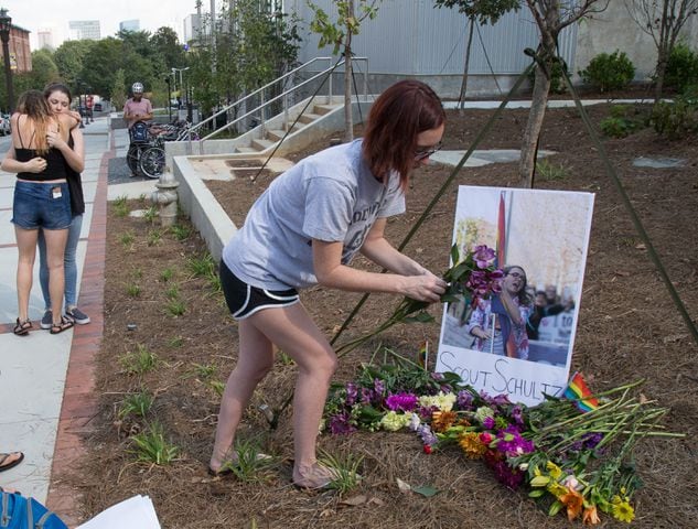 Photos: Scene at fatal shooting of Georgia Tech student