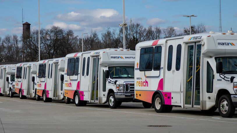 MARTA Reach is an on-demand service that allows passengers to summon rides to rail stations and bus stops. The program is expanding in Clayton, DeKalb and Fulton counties (PHOTO COURTESTY OF MARTA)