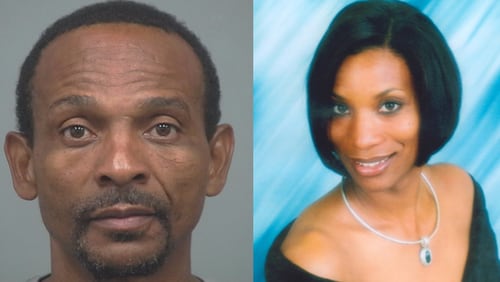 Leslie Marva Adams (right) disappeared in 2005, and her ex-boyfriend Billy Joe Cook (left) was charged with felony murder Thursday in connection with her death.