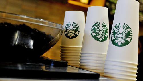 With unemployment low, Starbucks has added more healthcare benefits. But the paycheck for baristas remains low, according to Glassdoor. (Nick Ansell/PA Wire/Zuma Press/TNS)