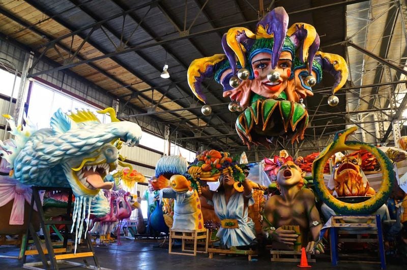 Mardi Gras World, home to Kern Studios, is where many of New Orleans' parade floats are made. 
(Courtesy of Mardi Gras World)