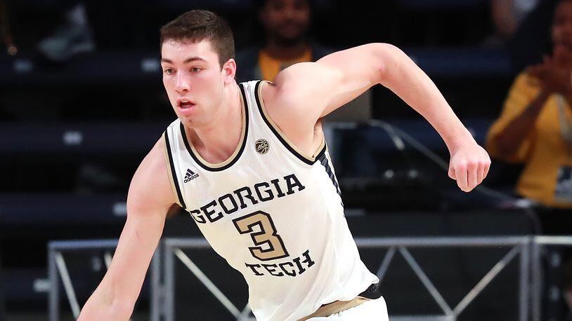 Georgia Tech forward Evan Cole played in 27 of 31 games, starting two, averaging 4.4 points and 3.6 rebounds per game.