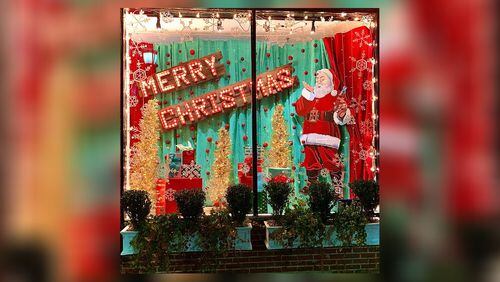 Miss Mamie's Cupcakes won the Grand Award - Best in Show in the annual Merry Marietta Window Walk display contest.