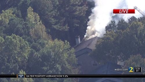 A fire at a Doraville apartment complex displaced 19 families on Friday afternoon.