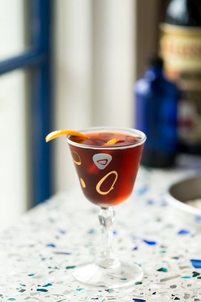 Part of the trick to making a Negroni Viola is using the right kind of gin. CONTRIBUTED BY MIA YAKEL