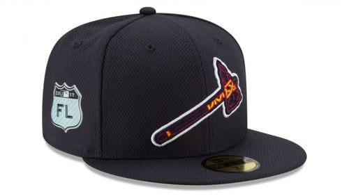 The Braves will feature the "Tomahawk" on a cap for the first time.