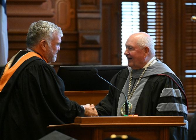 Inauguration held for university system chancellor Sonny Perdue