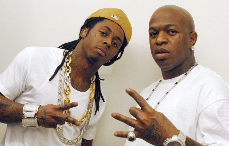 Dwayne Carter, who goes by Lil Wayne (left) and Bryan Williams who goes by Birdman (right). (File photo)
