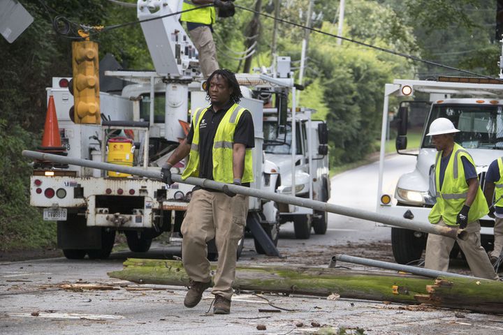 PHOTOS: Trees down after storms in metro Atlanta