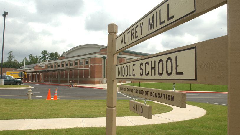 Classroom additions are being built at Autrey Mill Middle School.
