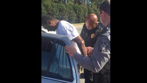 Starlin Bernard Johnson was arrested by Rockdale County Sheriff's Office on Friday afternoon. (Credit: Conyers Police Department)