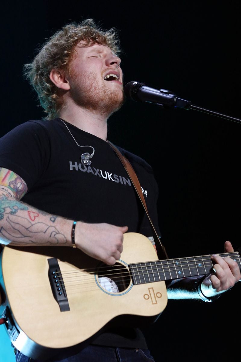  Sheeran infused his songs with heartfelt emotion. Photo: Photo: Robb Cohen Photography & Video /RobbsPhotos.com