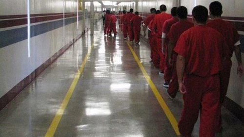 At Stewart Detention Center in Lumpkin, some detainees with high-risk criminal convictions have been misclassified and housed with low-risk detainees, according to a new federal report. JEREMY REDMON/jredmon@ajc.com