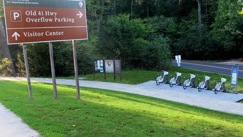 The Town Center Community Improvement District has opened its sixth bike share station at Kennesaw Mountain National Battlefield Park.