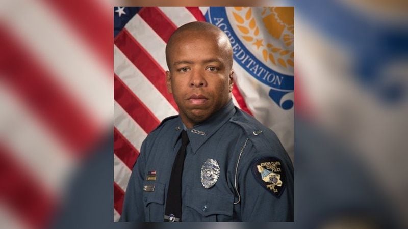 Officer Edward Herron was there when a man shot and killed a woman and turned the gun on himself, police said. (Credit: Athens-Clarke County Police Department)