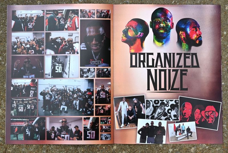 Copy of the program for the funeral service of Rico Wade at Ebenezer Baptist Church on Friday, April 26, 2024. Rico Wade, an architect of Southern Hip Hop and one-third of the Grammy-nominated, multi-platinum-selling legendary production team Organized Noize and the de facto leader of The Dungeon Family, will be eulogized privately and by invitation only for family and friends on Friday, April 26, 2024. (Hyosub Shin / AJC)