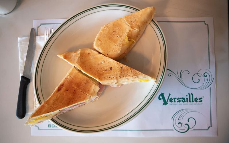 The Cuban sandwich at Versailles in Miami's Little Havana. 
Courtesy of the Greater Miami Convention and Visitors Bureau