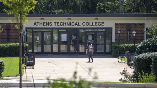 The exterior of Athens Technical College in Athens, Ga. House Bill 932 seeks to extend in-state tuition rates to refugee students at the University System of Georgia and the Technical College System of Georgia as soon as they settle in the state. (Alyssa Pointer / Alyssa.Pointer@ajc.com)