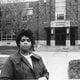 FILE - This May 8, 1964 file photo shows Linda Brown Smith standing in front of the Sumner School in Topeka, Kansas. The refusal of the public school to admit Brown in 1951, when she was 9 years old, led to the Brown v. Board of Education of Topeka, Kansas lawsuit. In 1954, the U.S. Supreme Court mandated that schools nationwide must be desegregated.  (AP Photo, File)