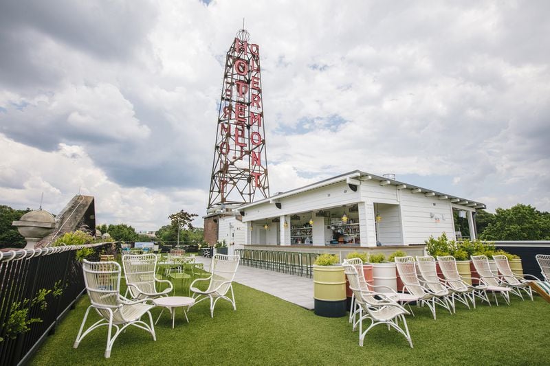 The artificial turf-covered rooftop at the Clermont Hotel is an Instagrammers’ paradise with panoramic city views, a neon radio tower and plenty of spaces to perch with a beverage. CONTRIBUTED BY ASHER MOSS