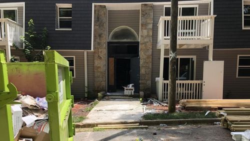 Renovations are underway at Creekside Forest Apartment Homes located off I-20 in DeKalb County.