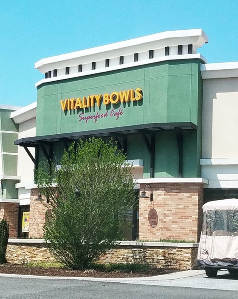  Exterior of the new Vitality Bowls in Peachtree City. Photo handout