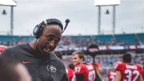 Olten Downs was Georgia’s wide receivers coach in the 2015 TaxSlayer Bowl. Before that, he led Creekside High in Fulton County to a state title. He has been offered the head-coaching job at Dougherty High in Albany.