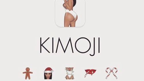 The Kimoji app: It's real and it's spectacular.