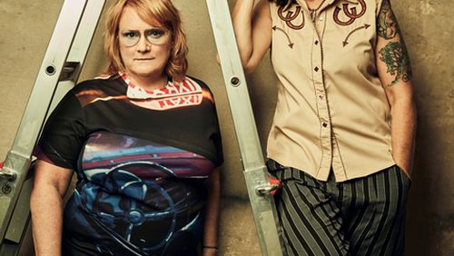 Emily Saliers (left) and Amy Ray of the Indigo Girls, will perform  a free Facebook Live concert for fans on March 19, 2020. Photo: Jeremy Cowart