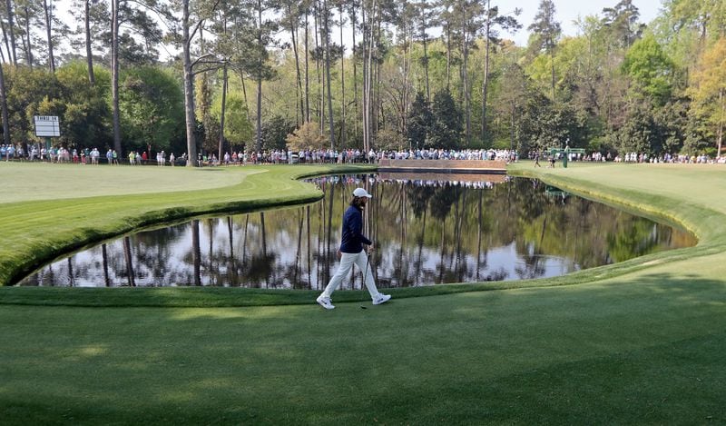 Augusta National Golf Club could be the new scene of protest against Georgia's new election law as one of the sport's premier events, the Masters, will draw widespread attention to the state this week. Curtis Compton/ccompton@ajc.com
