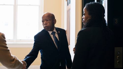 U.S. Rep. John Lewis was photographed on Capitol Hill in Washington on Dec. 18, 2019. He announced on Dec. 29 that he had advanced pancreatic cancer, but returned to Washington for a vote on a war power resolution on Jan. 9, 2020. (Alyssa Schukar/The New York Times)