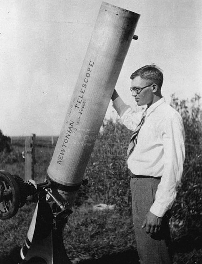 Clyde Tombaugh discovered Pluto in 1930 at age 24 during his work at the Lowell Observatory.