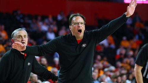 Everybody wanted to ask Tom Crean about his future Tuesday. All Georgia’s beleaguered basketball coach wanted to talk about was the present. The Bulldogs open the SEC Tournament against Vanderbilt on Wednesday in Tampa. (Curtis Compton / Curtis.Compton@ajc.com)