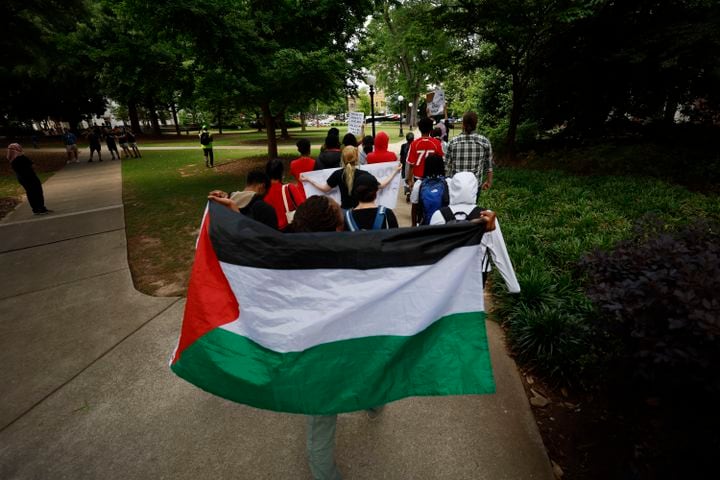 University of Georgia campus Pro-Gaza protest