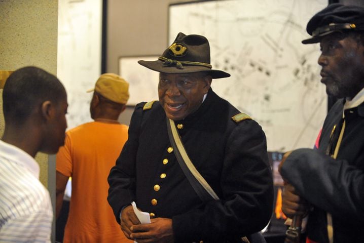 Black re-enactors in Georgia honor African-Americans who fought in the Civil War
