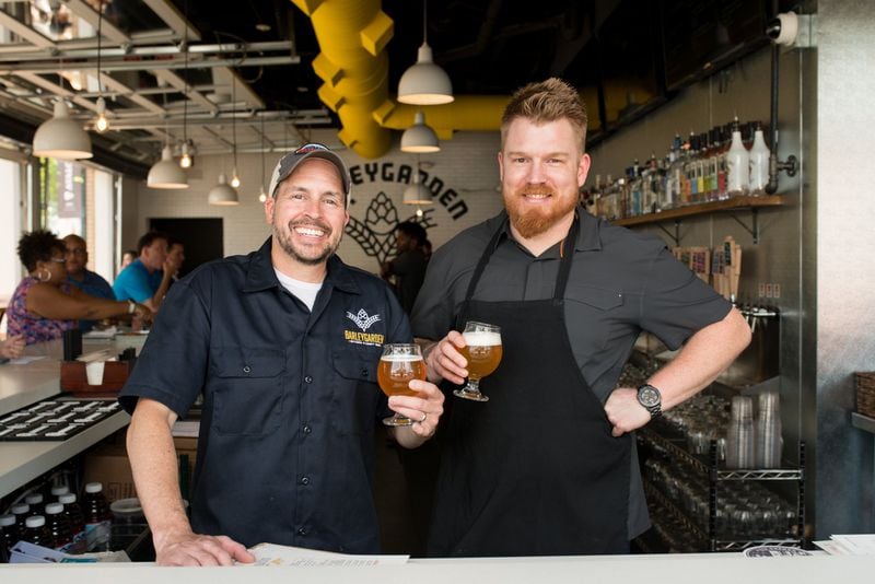  Barleygarden owner Kraig Torres (left) and Chef Kevin Ouzts. Photo credit- Mia Yakel.