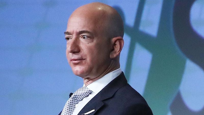 Jeff Bezos, CEO of Amazon and founder of Blue Origin (Photo by Mark Wilson/Getty Images)