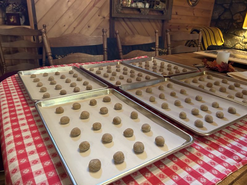 Cecilia Pruitt's cookies are a tradition at the Blairsville Sorghum Festival. Olivia Wakim/olivia.wakim@ajc.com