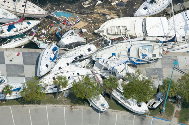Destructive power of hurricanes