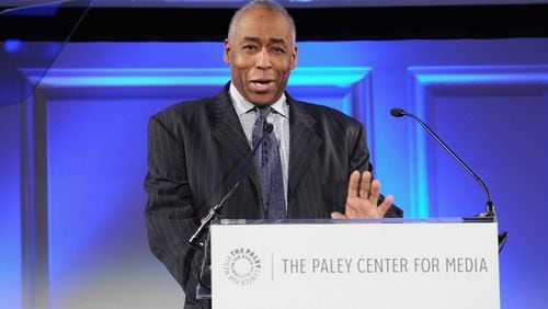 NEW YORK, NY - MAY 28: ESPN host John Saunders speaks on stage at the Paley Prize Gala honoring ESPN's 35th anniversary presented by Roc Nation Sports on May 28, 2014 in New York City. (Photo by Bryan Bedder/Getty Images for Paley Center for Media)