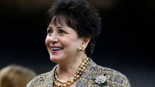 Saints owner Gayle Benson, who is close friends with the local archbishop in New Orleans, said the team did not have a role in the clergy sex-abuse list.