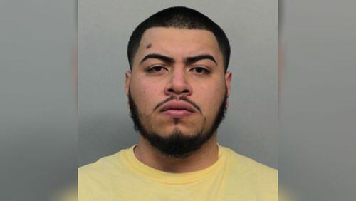 Oscar Leiva, 21, (pictured) allegedly stole his neighbor’s pet monkey and sold it for $900. (Miami-Dade jail)
