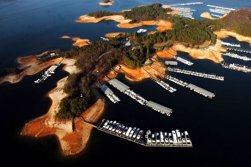 Dry December at Lanier and Allatoona