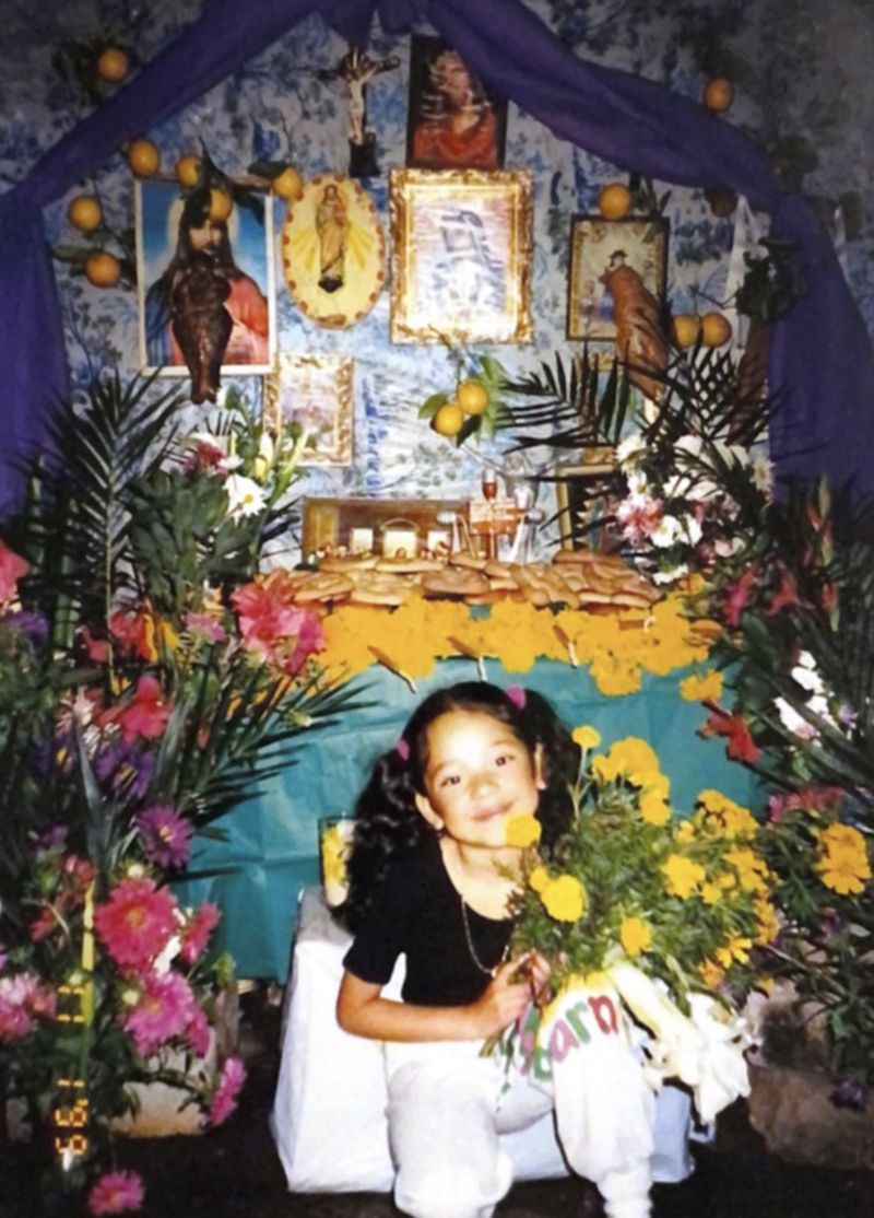 Jennifer Zenteno celebrates Día de los Muertos in Mexico as a child. She now hopes to pass on the tradition to her toddler.